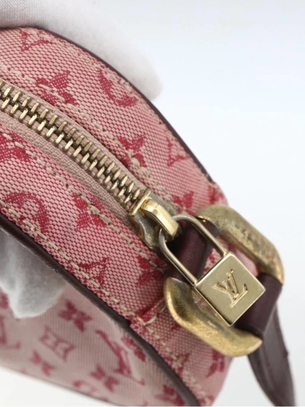 Louis Vuitton Juliette Pink/Burgundy Monogram Crossbody - Picture 10 of 13